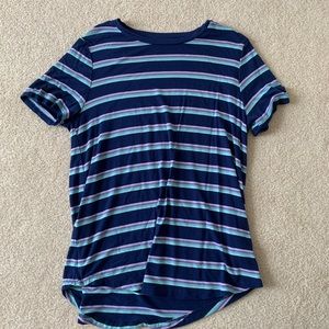 Blue stripes soft t-shirt